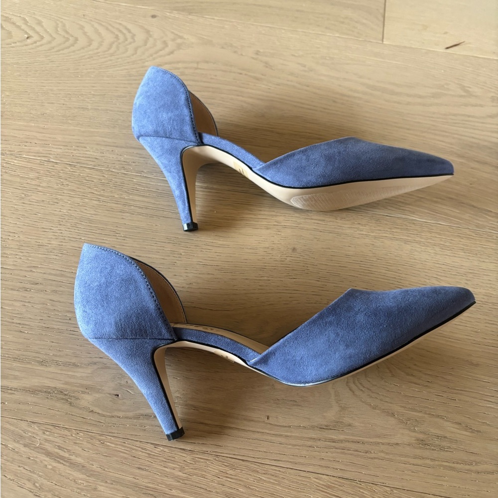 NEW (no tags) CALLISTO D’Orsay suede heels - 9.5 B - Picture 4 of 7